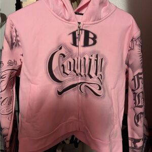 Pink Graphic Women's Crew Neck Sweater